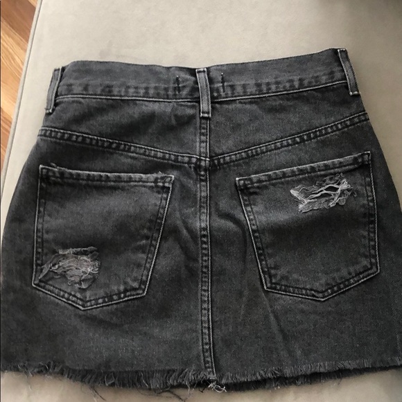 Black jean skirt - Picture 2 of 2